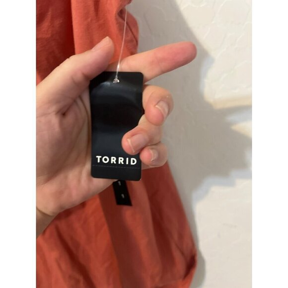 Torrid Sz 1 (US 14/16 1X) Burnt Orange Spaghetti Strap Camisole Tank Top - Picture 5 of 7